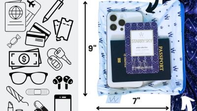 Hidden Pocket Scarf – Travel Infinity Scarf – Waypoint Goods