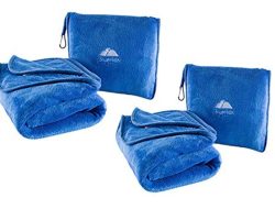 Travel Blanket – Lightweight Fleece Blanket – BlueHills