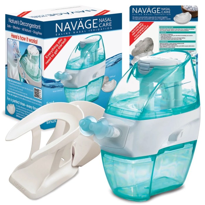 Navage Cleaner – Saline Nasal Irrigation – Navage System
