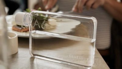 Memo Bottle – Flat Slim Water Bottle – MemoBottle