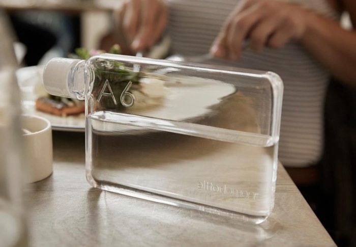 Memo Bottle – Flat Slim Water Bottle – MemoBottle