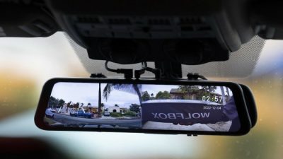 Wolfbox G900 Mirror Dashcam Reviewing the 4K Smart Rear View Mirror