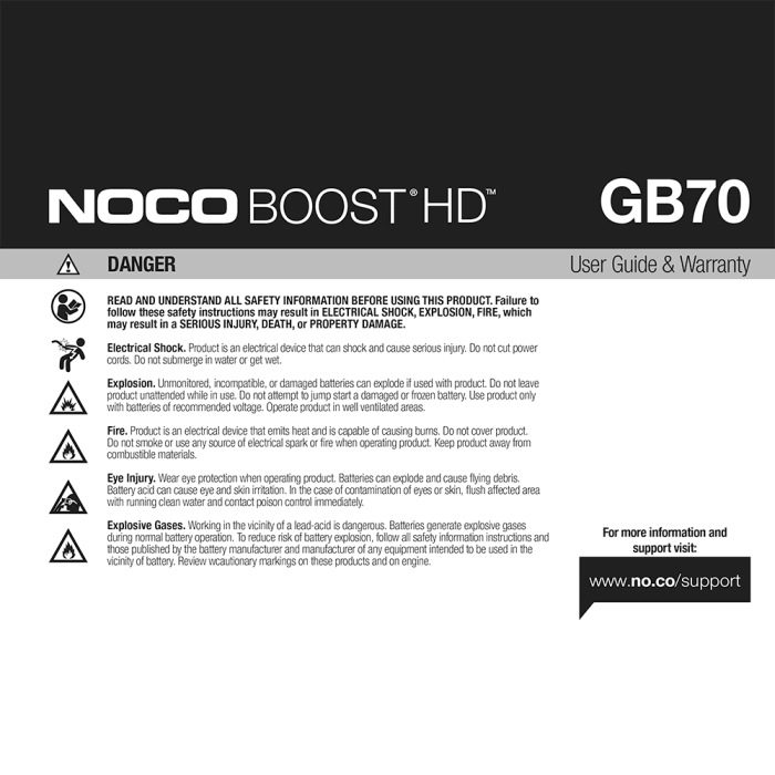 NOCO Boost HD GB70 Testing the Ultra-Safe Lithium Jump Starter Performance