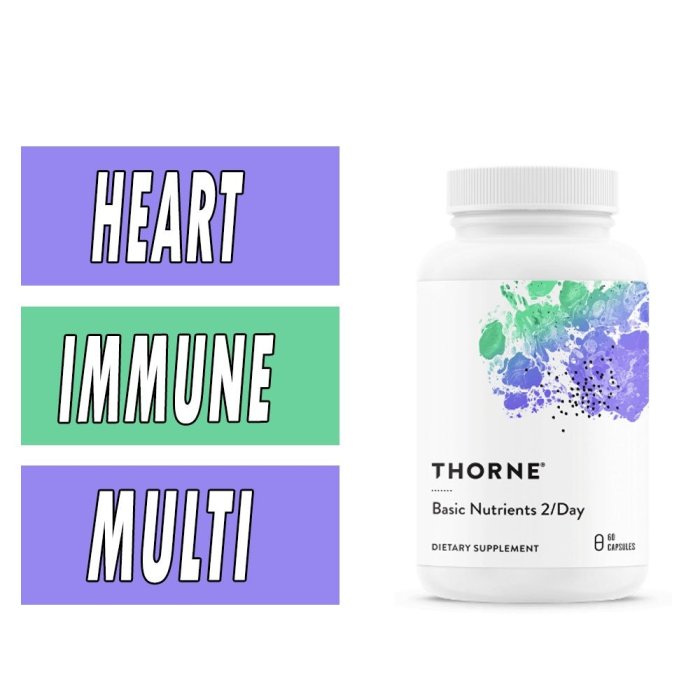 Thorne Research Basic Nutrients Testing the Best Professional Multivitamin Quality